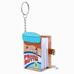 Cheapest 🎉 Claire's Peanut Butter Mini Diary Keychain ❤️