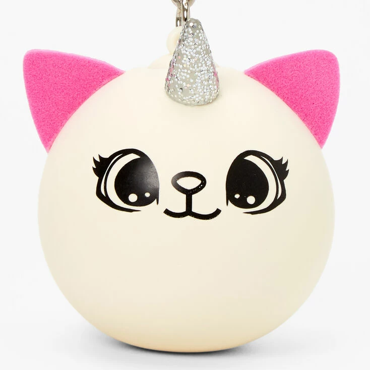 Discount 🔔 Claire's Pink & White Caticorn Stress Ball Keyring ❤️ 2 Discount 🔔 Claire's Pink & White Caticorn Stress Ball Keyring ❤️ - Image 2