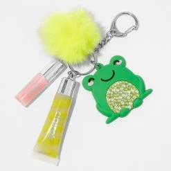 Cheapest π― Claire's Green Frog Bling Lip Gloss Keyring π