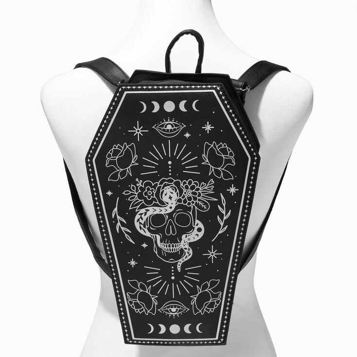 Cheapest β Claire's Coffin Shaped Celestial Black π Backpack π₯° 3 Cheapest β Claire's Coffin Shaped Celestial Black π Backpack π₯° - Image 3