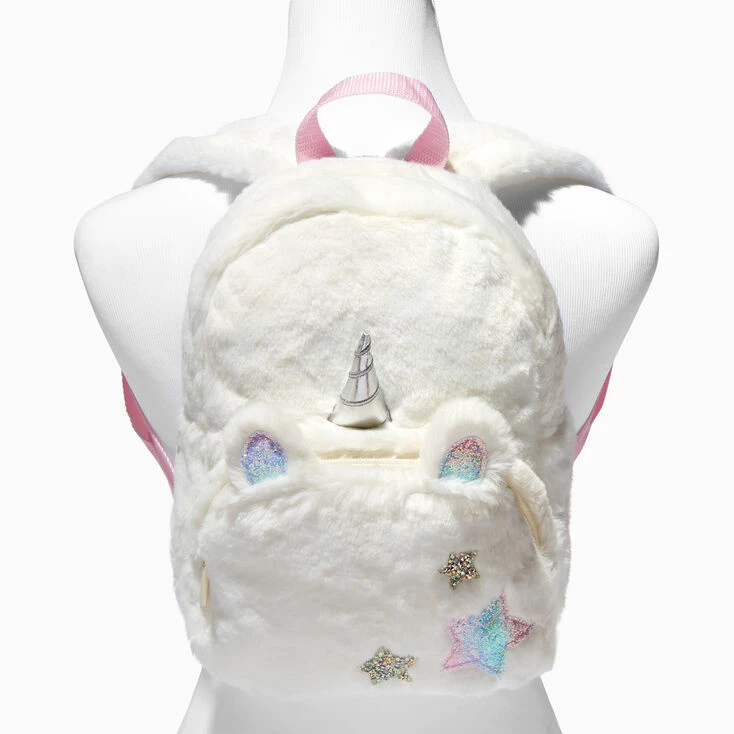 Deals โค๏ธ Claire's Club Furry Unicorn Star Patch ๐ Backpack ๐ 3 Deals โค๏ธ Claire's Club Furry Unicorn Star Patch ๐ Backpack ๐ - Image 3