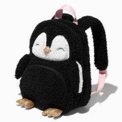 Budget 😍 Claire's Club Sherpa Penguin Tiny 🎒 Backpack ⭐