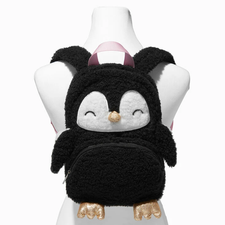 Budget π Claire's Club Sherpa Penguin Tiny π Backpack β 3 Budget π Claire's Club Sherpa Penguin Tiny π Backpack β - Image 3