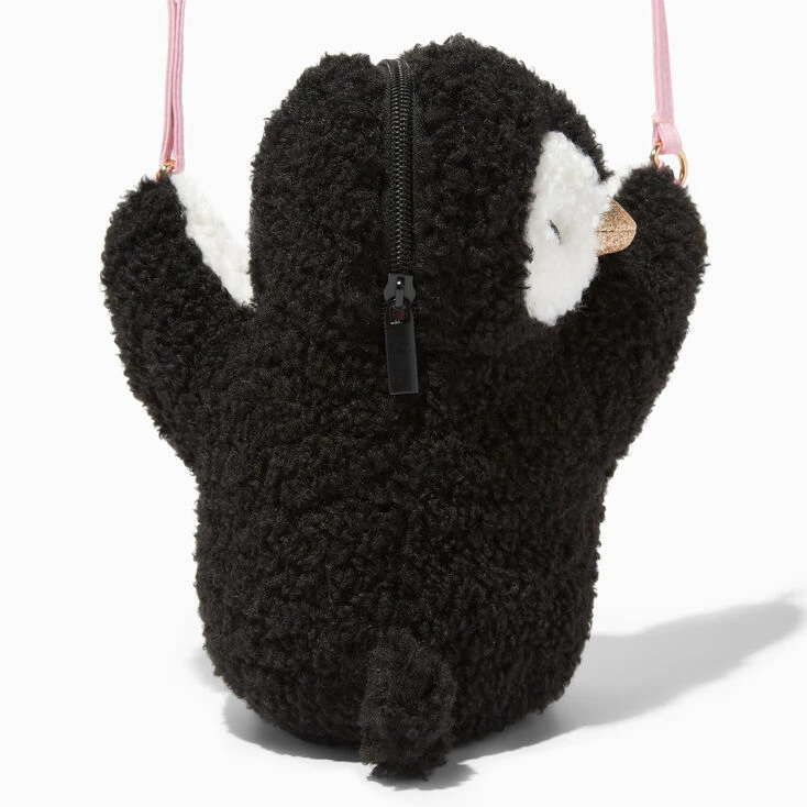 Cheap 🥰 Claire's Club Sherpa Hugging Penguin Crossbody Bag 🎉 2 Cheap 🥰 Claire's Club Sherpa Hugging Penguin Crossbody Bag 🎉 - Image 2
