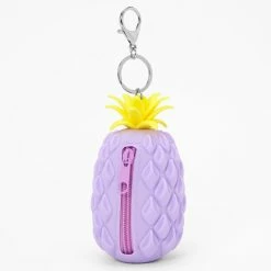 Top 10 π Claire's Pineapple Jelly Coin Purse Keyring - Light Purple π