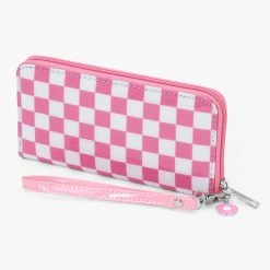 Brand new 🛒 Claire's Pink Checkerboard Wristlet 🎁