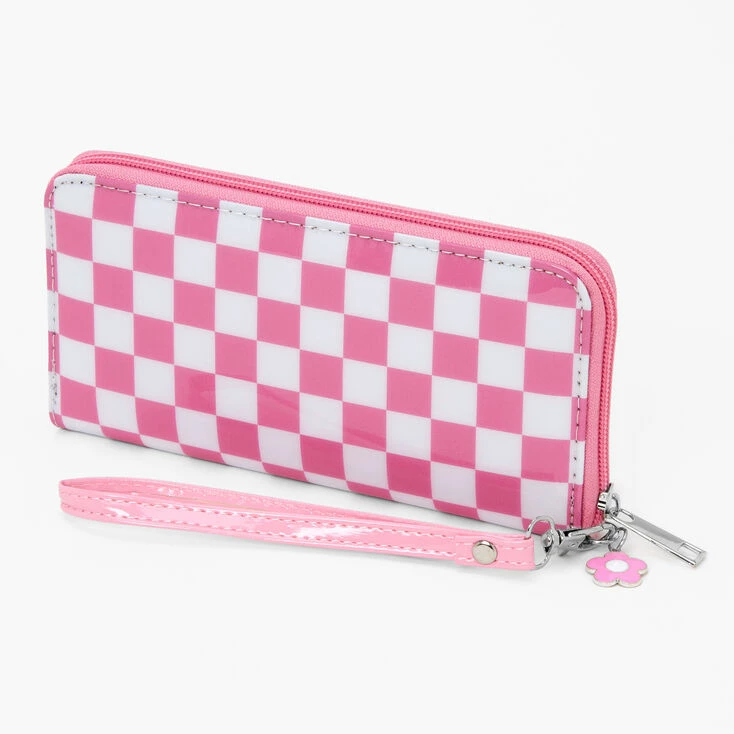 Brand new π Claire's Pink Checkerboard Wristlet π 1 Brand new π Claire's Pink Checkerboard Wristlet π