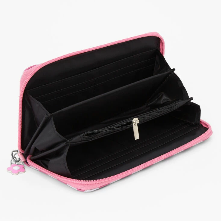 Brand new π Claire's Pink Checkerboard Wristlet π 2 Brand new π Claire's Pink Checkerboard Wristlet π - Image 2