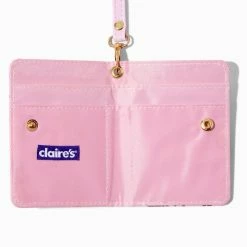 Outlet 🔔 Claire's Lavender Floral Wallet With Lanyard 🧨 -Claire’s Shop 13533 3