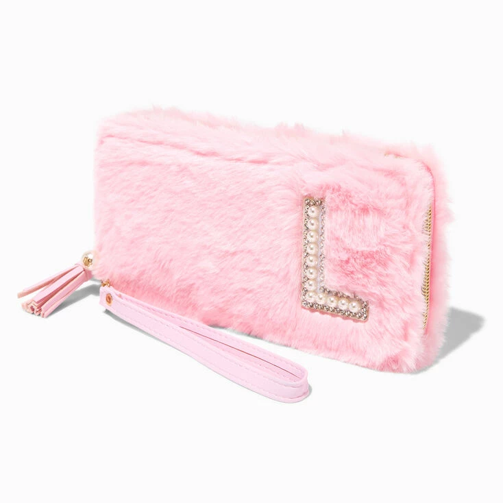 Coupon βοΈ Claire's Pink Furry Pearl Initial Wristlet Wallet - L π 1 Coupon βοΈ Claire's Pink Furry Pearl Initial Wristlet Wallet - L π