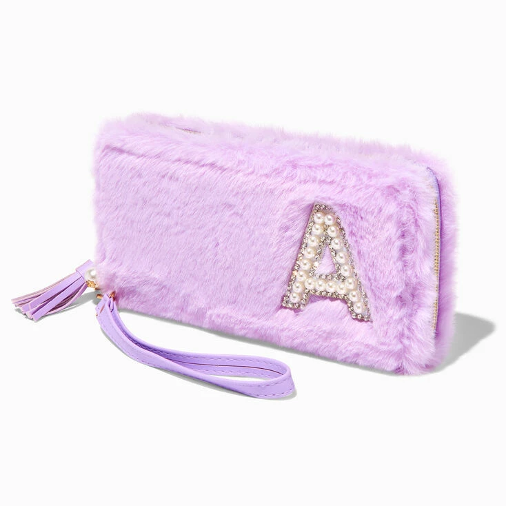 Top 10 π Claire's Lavender Furry Pearl Initial Wristlet Wallet - A β¨ 1 Top 10 π Claire's Lavender Furry Pearl Initial Wristlet Wallet - A β¨