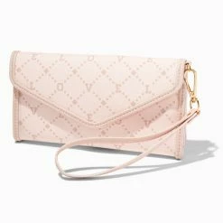 Hot Sale ⌛ Claire's Blush Pink Status Icons Wristlet 😍