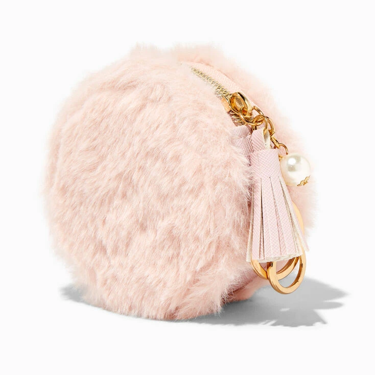 Deals π Claire's Blush Pink Furry Pearl Initial Coin Purse Keyring - C π― 2 Deals π Claire's Blush Pink Furry Pearl Initial Coin Purse Keyring - C π― - Image 2