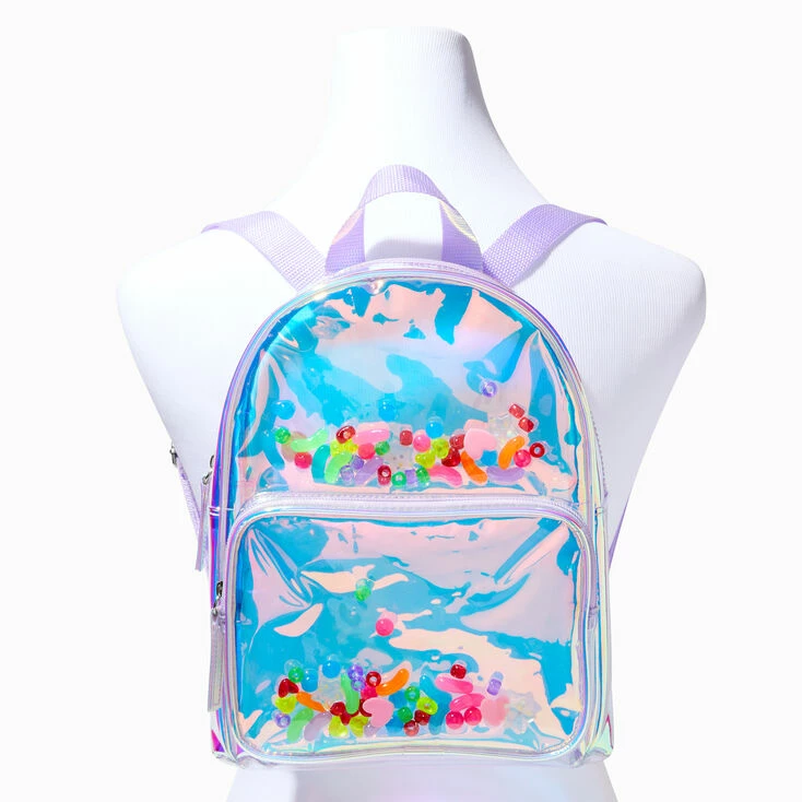 Top 10 ✔️ Claire's Holographic Y2K Shaker Mini 🎒 Backpack 🧨 3 Top 10 ✔️ Claire's Holographic Y2K Shaker Mini 🎒 Backpack 🧨 - Image 3