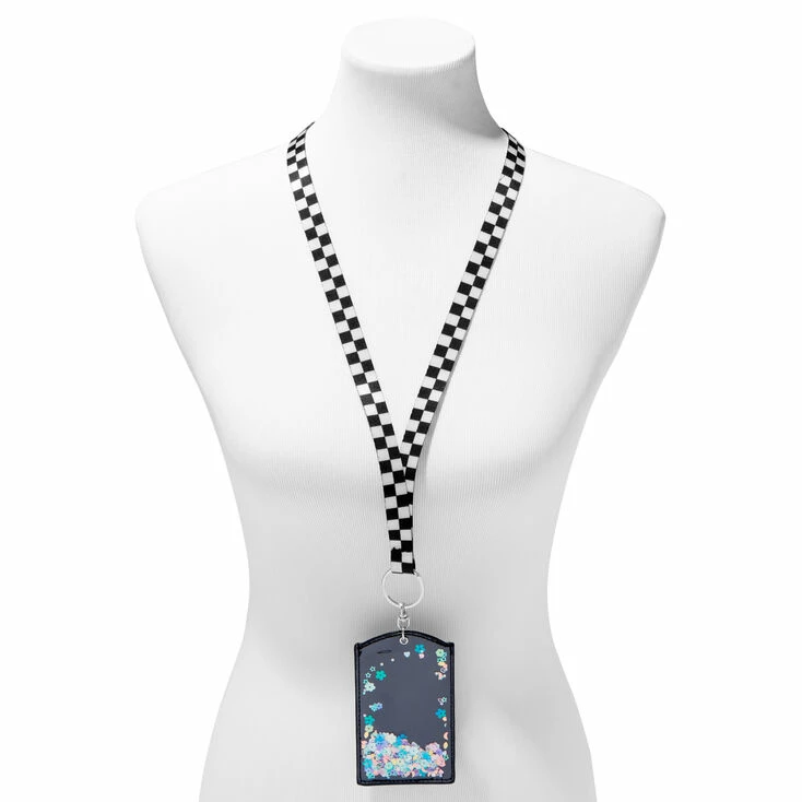 Deals π Claire's Checkerboard Shakey Confetti ID Lanyard βοΈ 1 Deals π Claire's Checkerboard Shakey Confetti ID Lanyard βοΈ