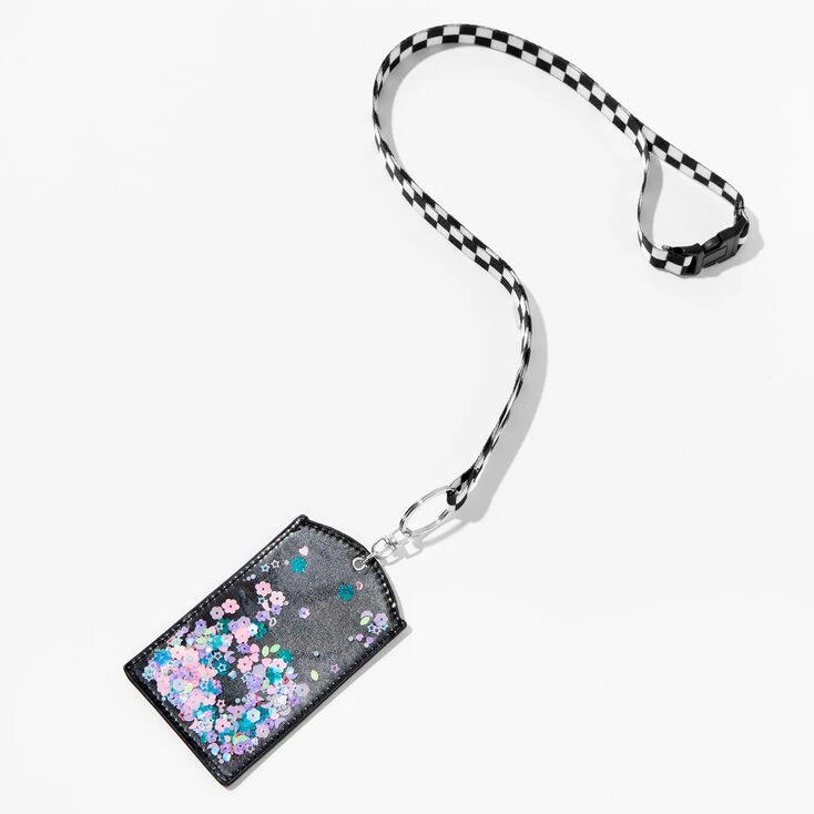 Deals π Claire's Checkerboard Shakey Confetti ID Lanyard βοΈ 2 Deals π Claire's Checkerboard Shakey Confetti ID Lanyard βοΈ - Image 2