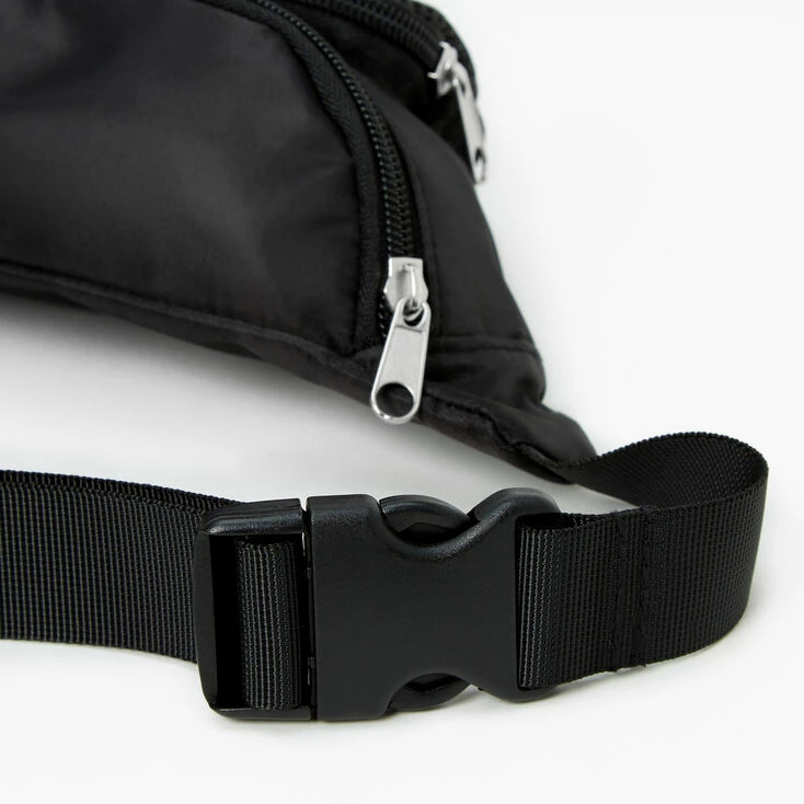 Best deal 🥰 Claire's Solid Black Bum Bag ❤️ 2 Best deal 🥰 Claire's Solid Black Bum Bag ❤️ - Image 2