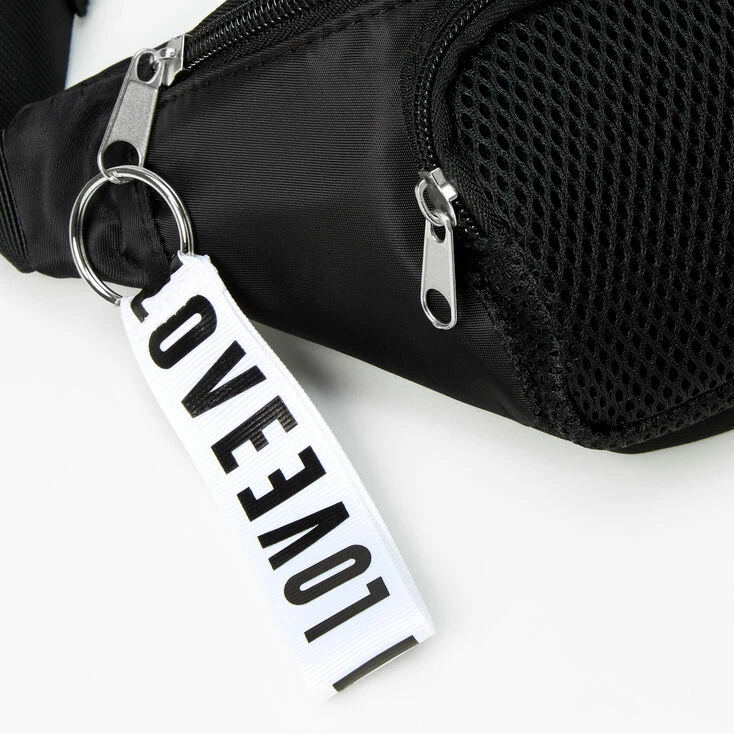 Best deal 🥰 Claire's Solid Black Bum Bag ❤️ 3 Best deal 🥰 Claire's Solid Black Bum Bag ❤️ - Image 3