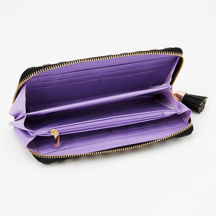 Budget 𧨠Claire's Gingham Honeybee Wristlet - Black π 2 Budget 𧨠Claire's Gingham Honeybee Wristlet - Black π - Image 2