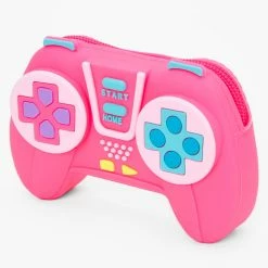 Flash Sale 🤩 Claire's Pink Video Game Controller Jelly Coin Purse 🎉