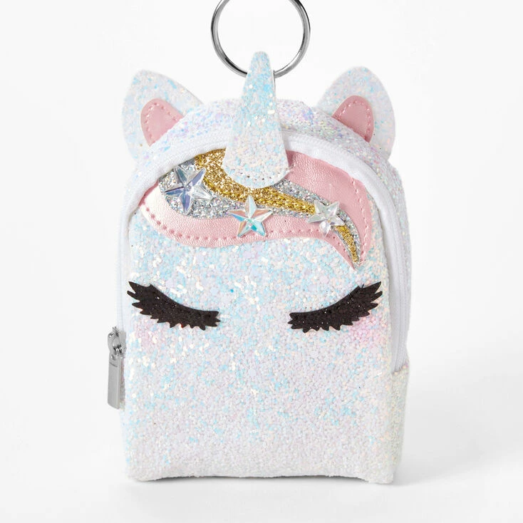Budget π Claire's Icy Pink Unicorn Mini π Backpack Keyring π― 2 Budget π Claire's Icy Pink Unicorn Mini π Backpack Keyring π― - Image 2
