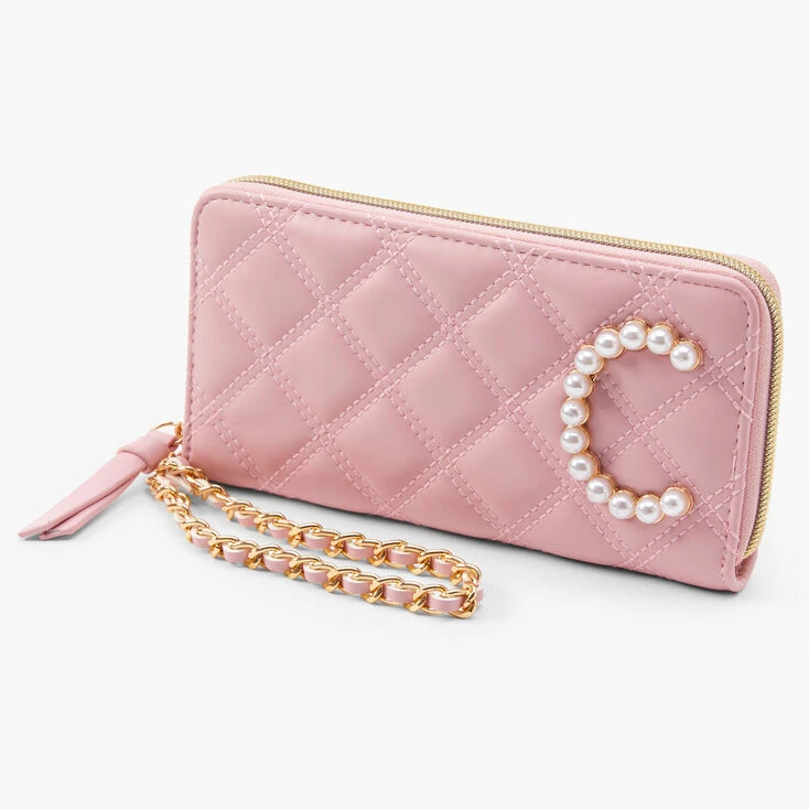 Promo βοΈ Claire's Initial Pearl Wristlet - Blush Pink, C π₯ 1 Promo βοΈ Claire's Initial Pearl Wristlet - Blush Pink, C π₯