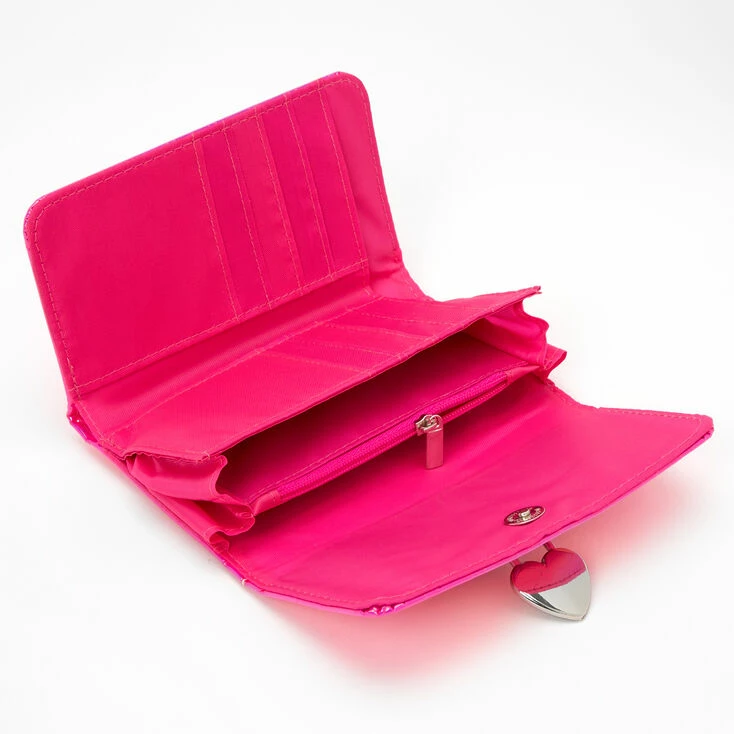 Best reviews of ✨ Claire's Vinyl Heart Printed Wallet - Pink ❤️ 2 Best reviews of ✨ Claire's Vinyl Heart Printed Wallet - Pink ❤️ - Image 2