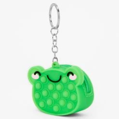New β¨ Claire's Popper Frog Mini Jelly Coin Purse Keychain π₯