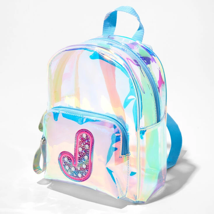 Coupon π Claire's Holographic Initial Mini π Backpack - J π 1 Coupon π Claire's Holographic Initial Mini π Backpack - J π