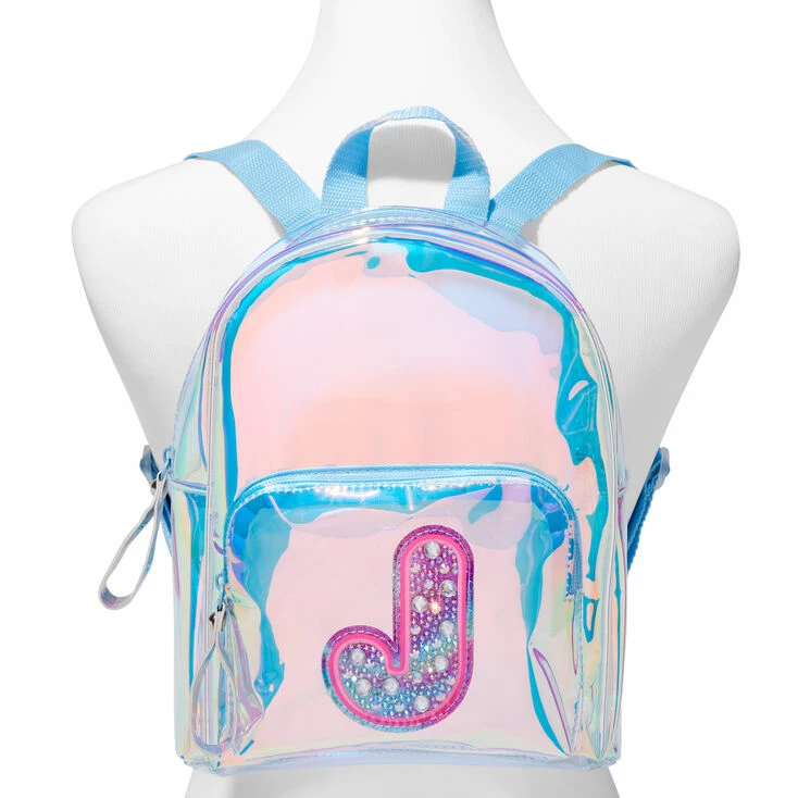Coupon π Claire's Holographic Initial Mini π Backpack - J π 3 Coupon π Claire's Holographic Initial Mini π Backpack - J π - Image 3