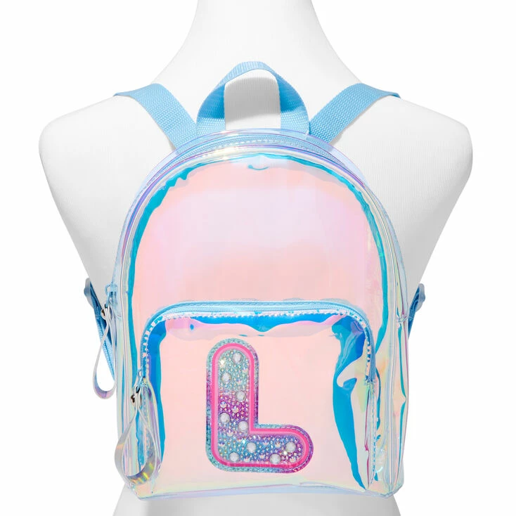 Outlet ๐ Claire's Holographic Initial Mini ๐ Backpack - L ๐ 3 Outlet ๐ Claire's Holographic Initial Mini ๐ Backpack - L ๐ - Image 3
