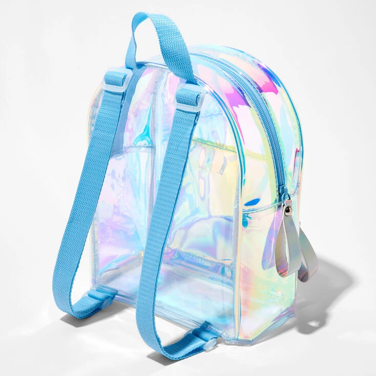 Outlet 𧨠Claire's Holographic Initial Mini π Backpack - G π 2 Outlet 𧨠Claire's Holographic Initial Mini π Backpack - G π - Image 2
