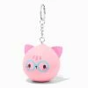 Cheap 👍 Claire's Pink Cat Stress Ball Keychain ⌛