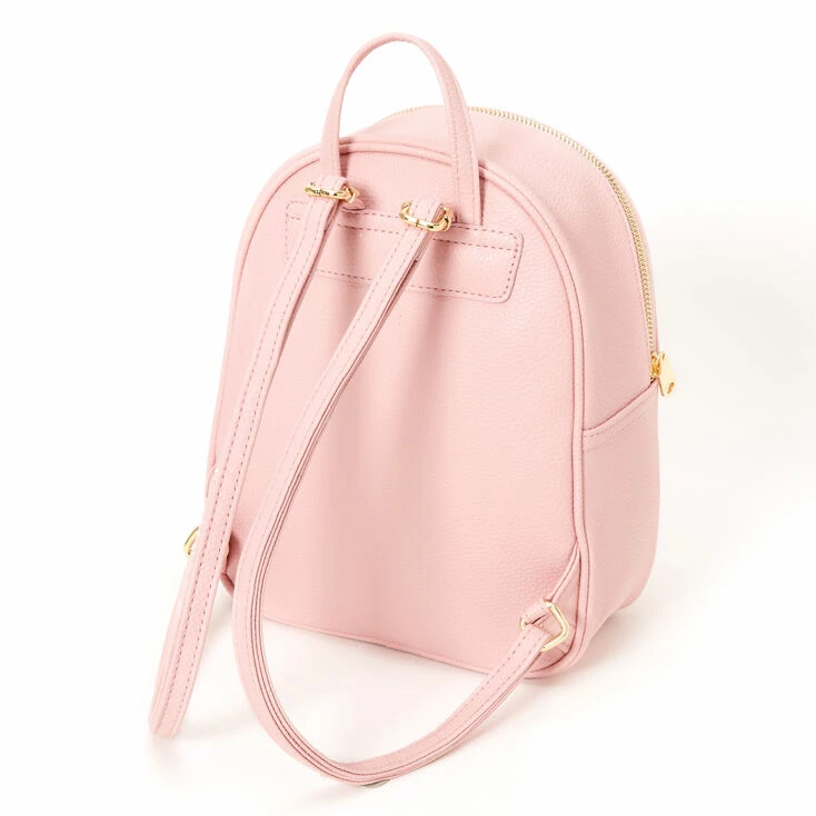 Budget π Claire's Pink Pearl Quilted Small π Backpack π₯ 2 Budget π Claire's Pink Pearl Quilted Small π Backpack π₯ - Image 2