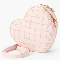 Hot Sale 🎉 Claire's Heart Crossbody Bag - Blush 😍