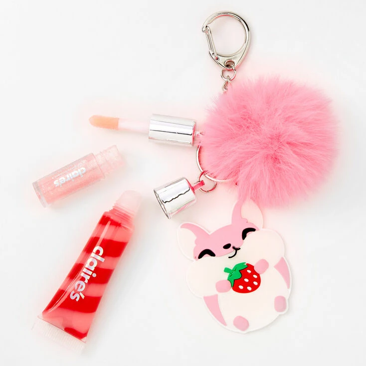 Promo ⌛ Claire's Strawberry Hamster Lip Gloss Keychain 🔥 2 Promo ⌛ Claire's Strawberry Hamster Lip Gloss Keychain 🔥 - Image 2
