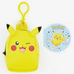 Coupon 🔥 Claire's Pokémon™ Pikachu Mini 🎒 Backpack Keyring & Stationery Set – Yellow 🤩