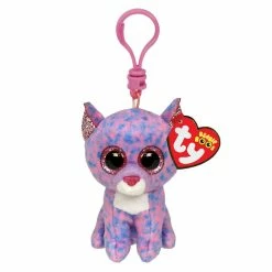 Buy 😉 Claire's Ty® Beanie Boos Cassidy The Cat Keyring Clip 🤩