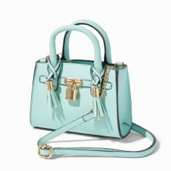 Brand new ⭐ Claire's Mint Green Tassel Small Crossbody Satchel 👍