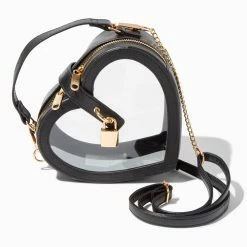 Buy 🔥 Claire's Pink Vinyl Crossbody Bag 🧨