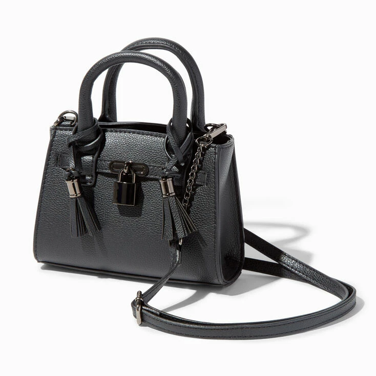 Wholesale 🛒 Claire's Black Tassel Small Crossbody Satchel 💯 1 Wholesale 🛒 Claire's Black Tassel Small Crossbody Satchel 💯