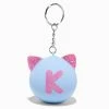 Promo 🥰 Claire's Initial Cat Ears Stress Ball Keychain - K 😀
