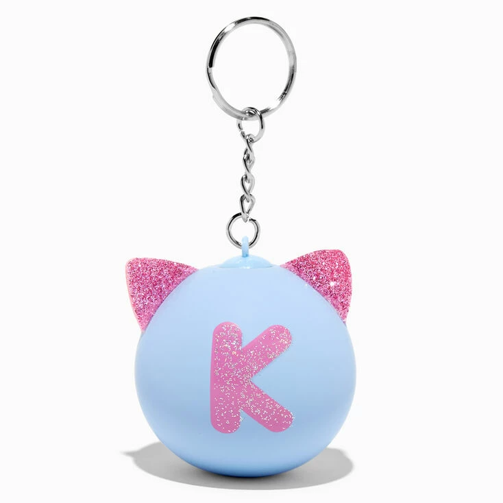 Promo 🥰 Claire's Initial Cat Ears Stress Ball Keychain - K 😀 1 Promo 🥰 Claire's Initial Cat Ears Stress Ball Keychain - K 😀