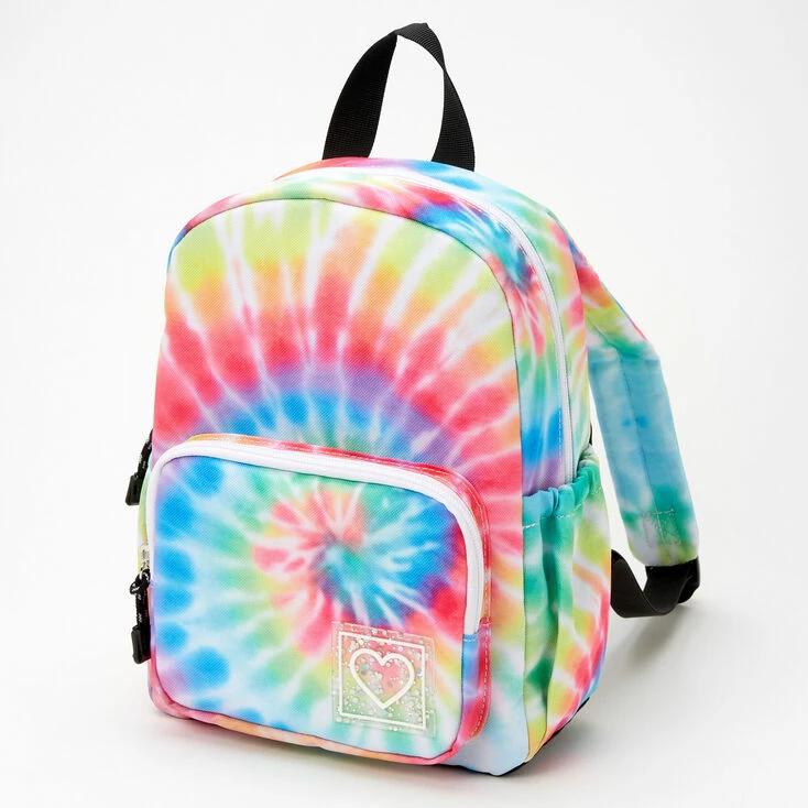Hot Sale π Claire's Rainbow Tie Dye Small π Backpack π 1 Hot Sale π Claire's Rainbow Tie Dye Small π Backpack π