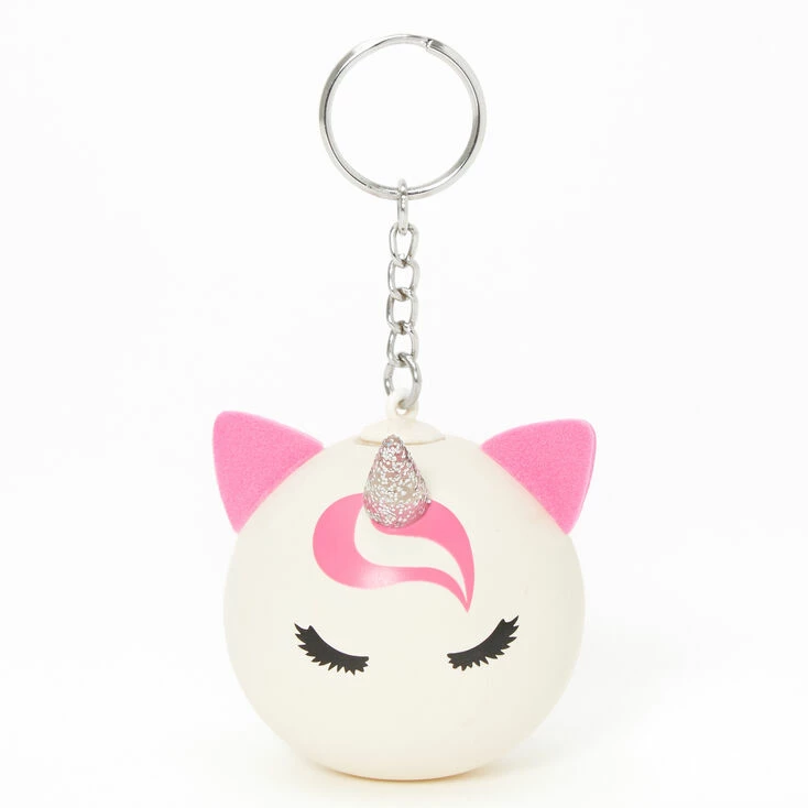 Budget 🔔 Claire's Pink & White Unicorn Stress Ball Keychain ❤️ 1 Budget 🔔 Claire's Pink & White Unicorn Stress Ball Keychain ❤️