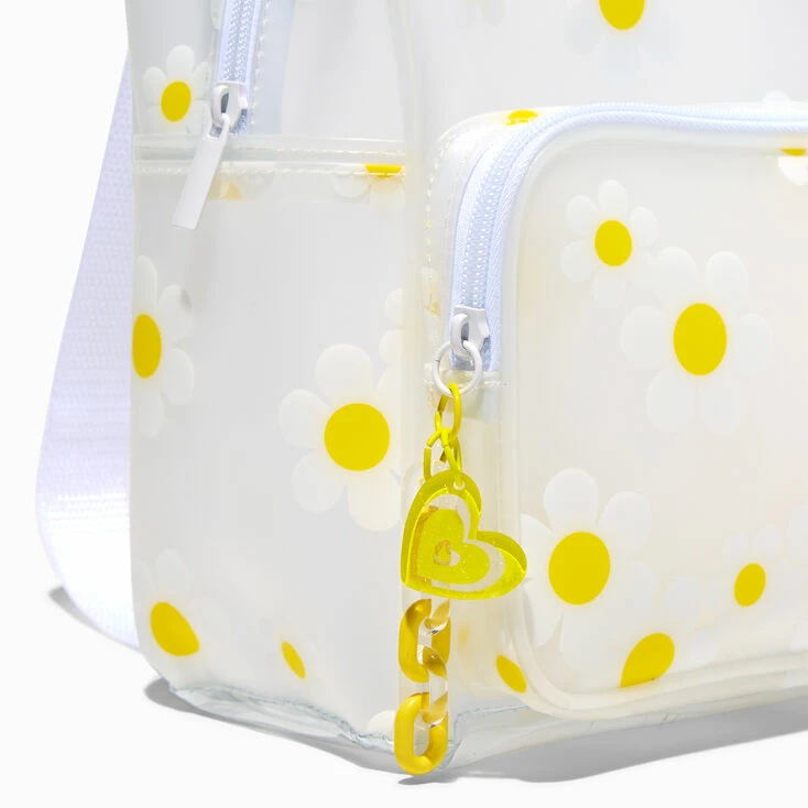 Best Sale ๐ Claire's Yellow Daisy Translucent Mini ๐ Backpack ๐ 4 Best Sale ๐ Claire's Yellow Daisy Translucent Mini ๐ Backpack ๐ - Image 4