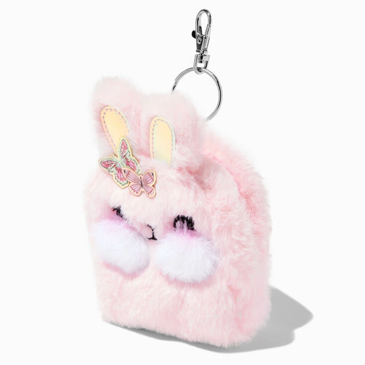 Brand new 😀 Claire's Pink Bunny Plush Mini 🎒 Backpack Keychain ❤️ 1 Brand new 😀 Claire's Pink Bunny Plush Mini 🎒 Backpack Keychain ❤️
