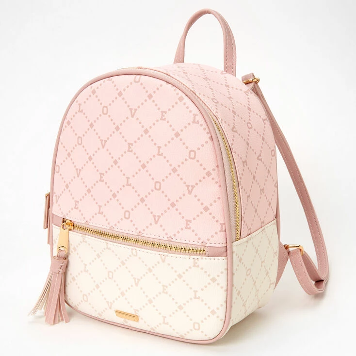 Deals π Claire's Pink Colorblock Status Small π Backpack π 1 Deals π Claire's Pink Colorblock Status Small π Backpack π