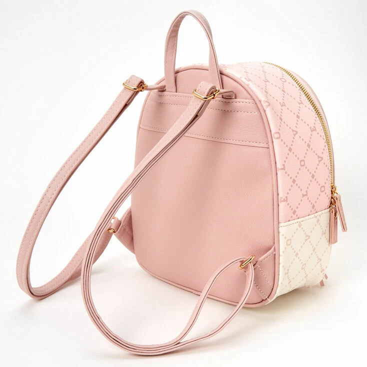 Deals π Claire's Pink Colorblock Status Small π Backpack π 2 Deals π Claire's Pink Colorblock Status Small π Backpack π - Image 2