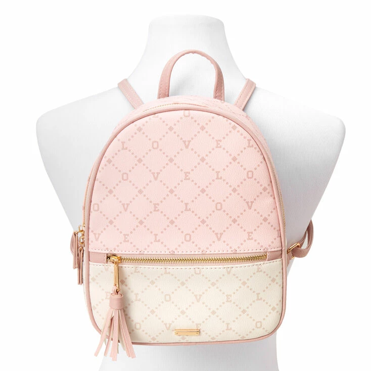 Deals π Claire's Pink Colorblock Status Small π Backpack π 3 Deals π Claire's Pink Colorblock Status Small π Backpack π - Image 3